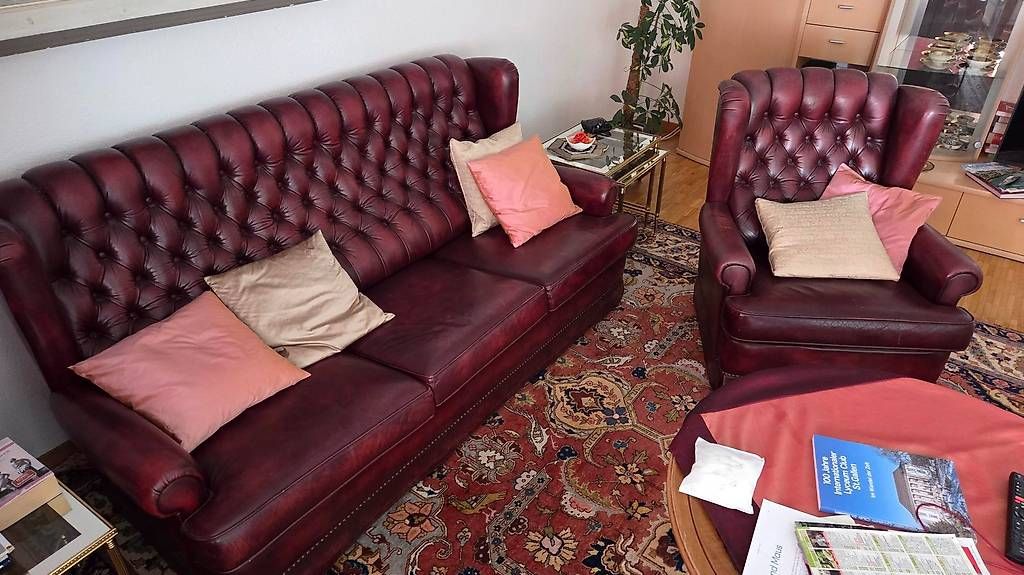 Divani: Chesterfield Polstergruppe – Usato da St. Gallen venduto da erich2211 1