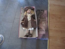 Puppe Porzellan Vintage Limited Edition 44 von 500 Mit Box