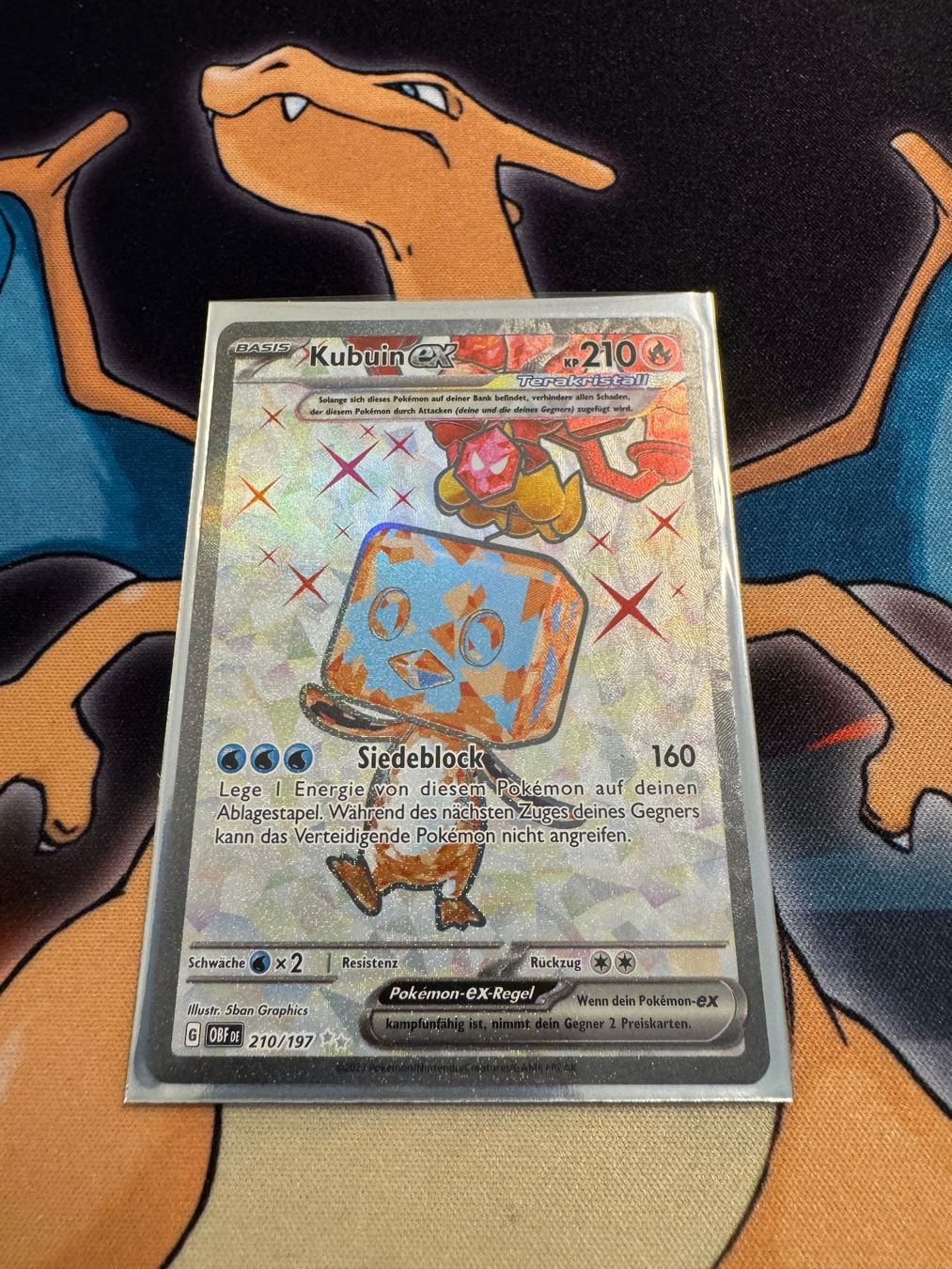 Pokémon Carte collezionabili: Kubuin ex (OBF 210) - Obsidianflammen – Nuovo (secondo la descrizione) da Bülach venduto da Pfrenzel