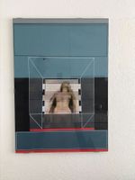 Bild "moderne Kunst" mit Rahmen