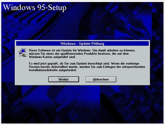 Microsoft Applications: Windows 95 Update CD – D'occasion à Knonau par michaeln89 2