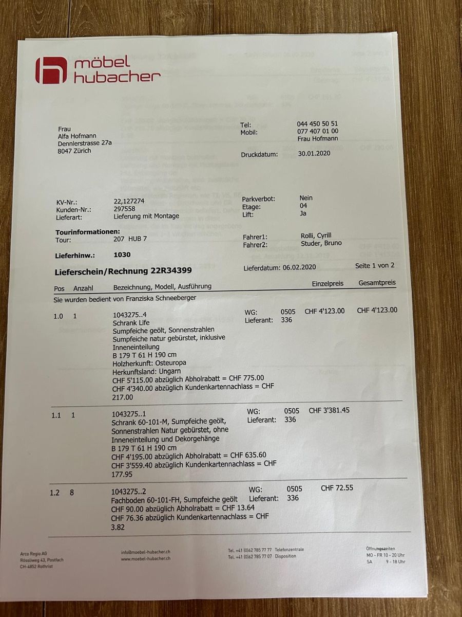 Armadi: Massiver Schrank, Sumpfeiche – Usato da Zürich venduto da Saho86 3
