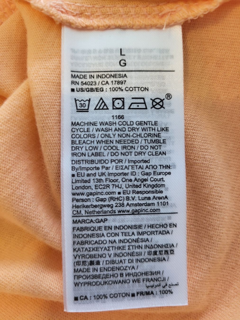 Gap T-shirts: GAP Tshirt Gr. L 100% Baumwolle – Neuf (Voir description) à Binningen par Baseldani 1