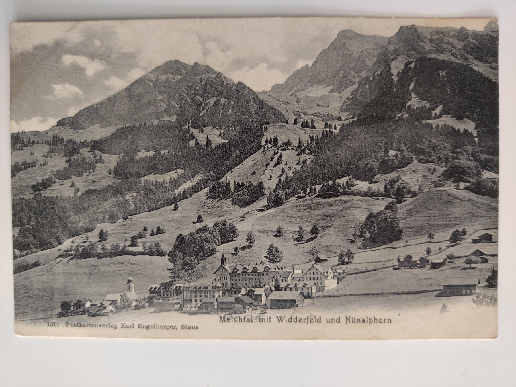 Cartoline postali: Melchtal OW, Widderfeld, Nünalphorn dat.1907 – Usato da Ohmstal venduto da Lebensfreude05