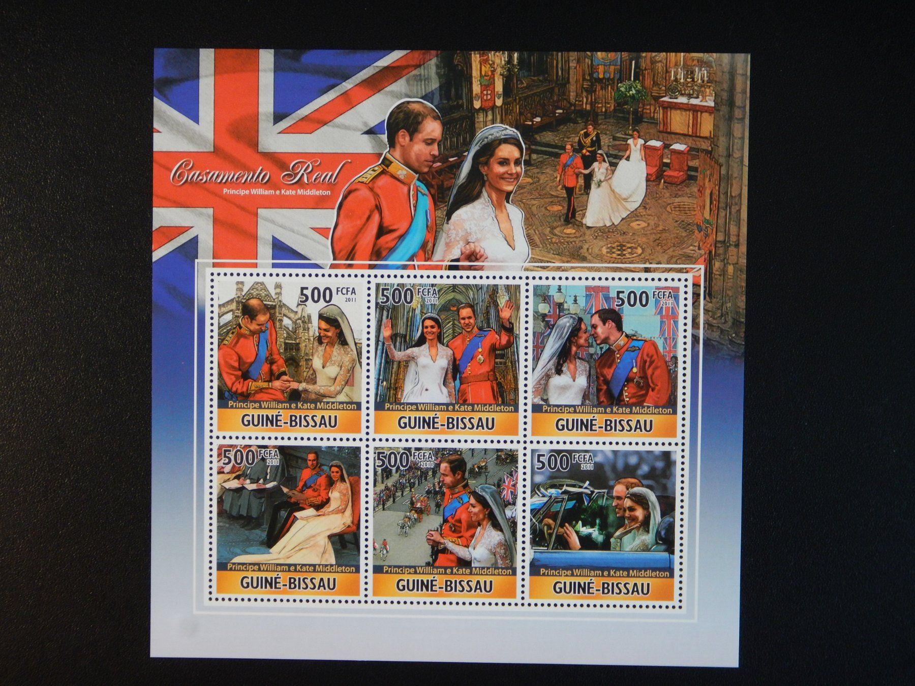 Tutti i francobolli: Guine-Bissau Royal Wedding 2011 ** – Usato da Zürich venduto da Muehlekauf