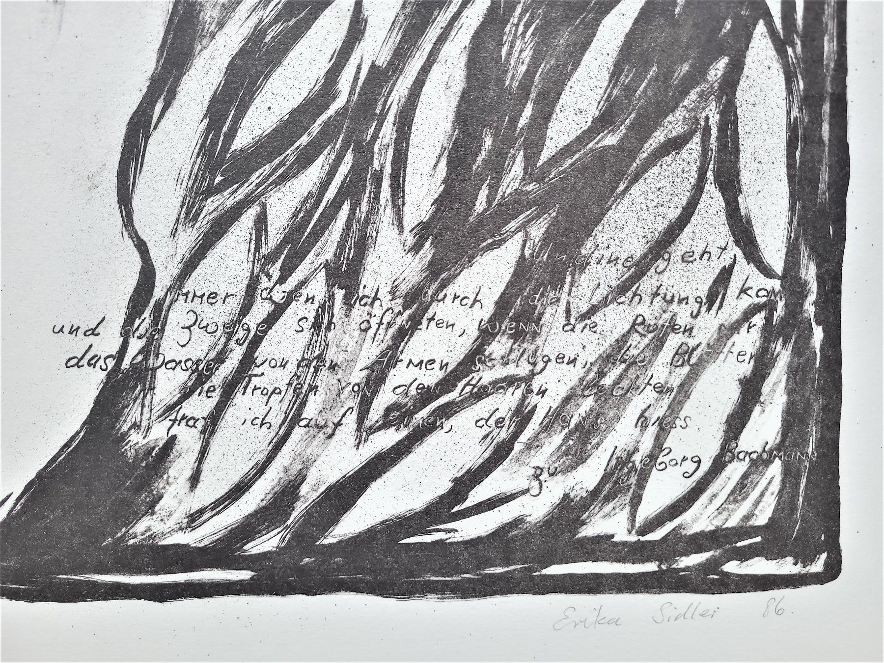 Grafica & Litografie: Erika Sidler (*1954) – Usato da Elgg venduto da cuendetkunst 3