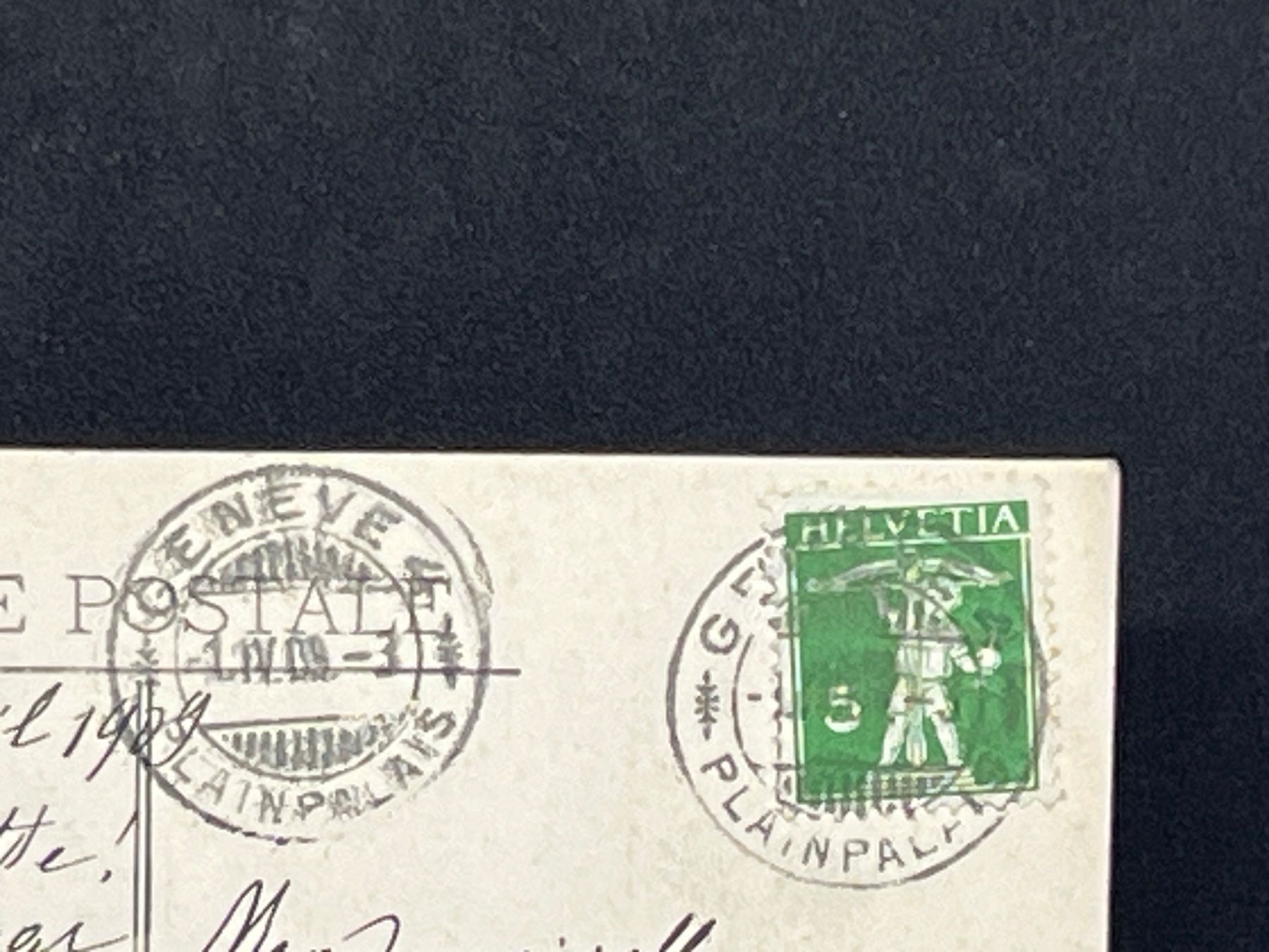 Cartoline postali: Genève - Vue générale – Usato da Widnau venduto da Brusi9 1
