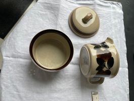 ARABIA ResijaZuckerdose+Milchkännchen Vintage 70er Jahre ...