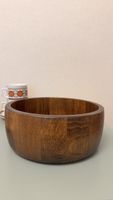 Vintage Teak Salatschüssel, Skandinavisches Design