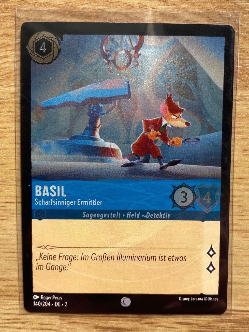 Disney Carte collezionabili: Basil FOIL/HOLO DE 140 Disney Lorcana 2 – Nuovo (secondo la descrizione) da Rafz venduto da SaintCruz