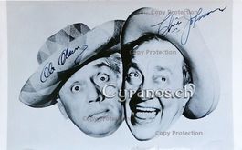 Ole Olsen & Chic Johnson (1892-1963)&(1891-1962) - Autogramm