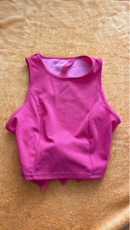 Pinkes Sommer Top, Gr. S, offenem Rücken, neuwertig!