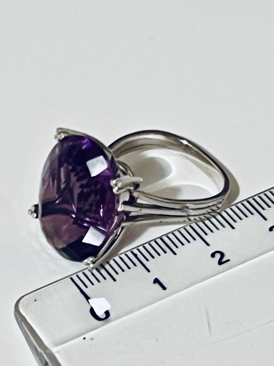 Anelli: Amethyst Ring 750 18k White Gold – Nuovo (secondo la descrizione) da Rüschlikon venduto da topswissvintage 4