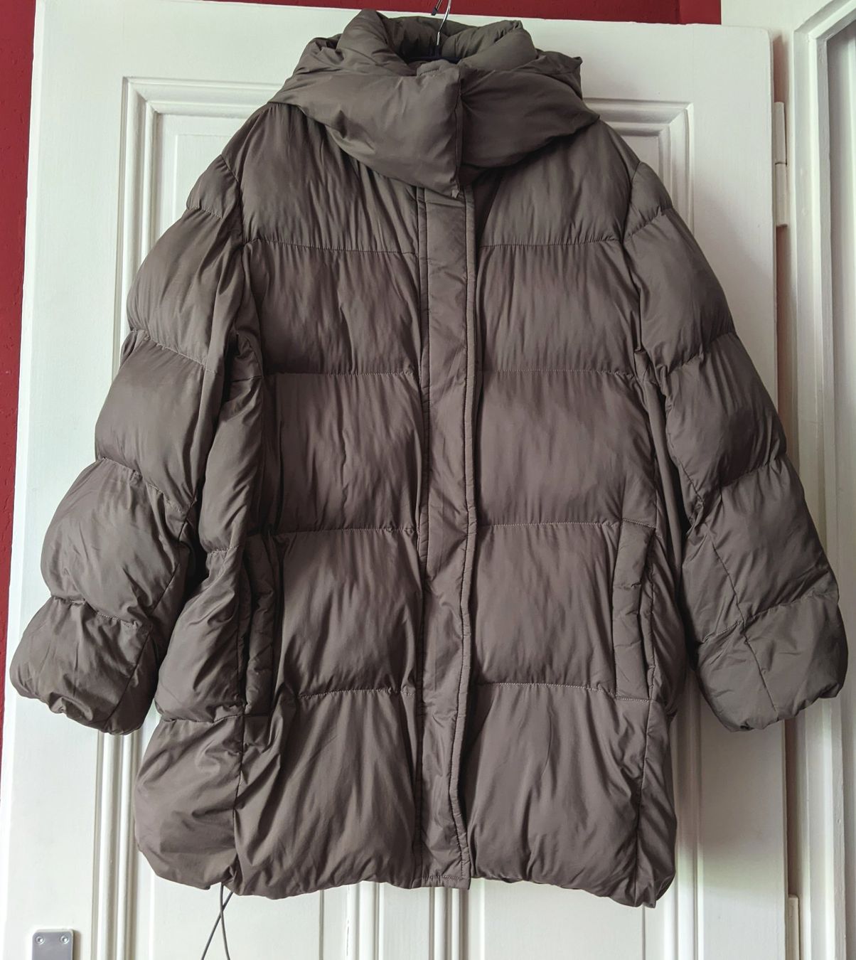 Manteau Comptoir Des Cotonniers Marron Taille 36 - Occasion Bon état, Style Trench, Coton