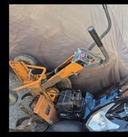 Motorhacke mit 2 Rädern und Fräsen, gebraucht