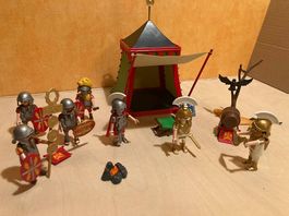 Playmobil Camp Romain avec tente + 7 figurines + accessoires