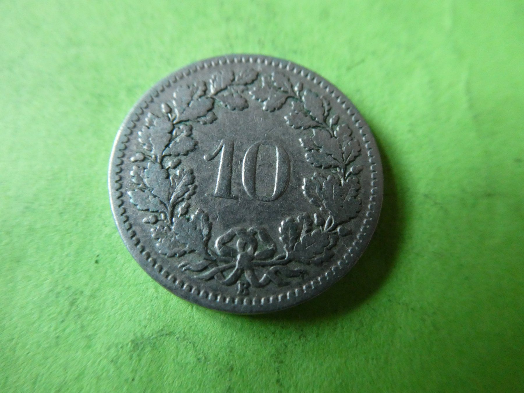 Tutti le monete: Schweiz 1901, 10 Rappen – Usato da Hinterforst venduto da Rohusri 1