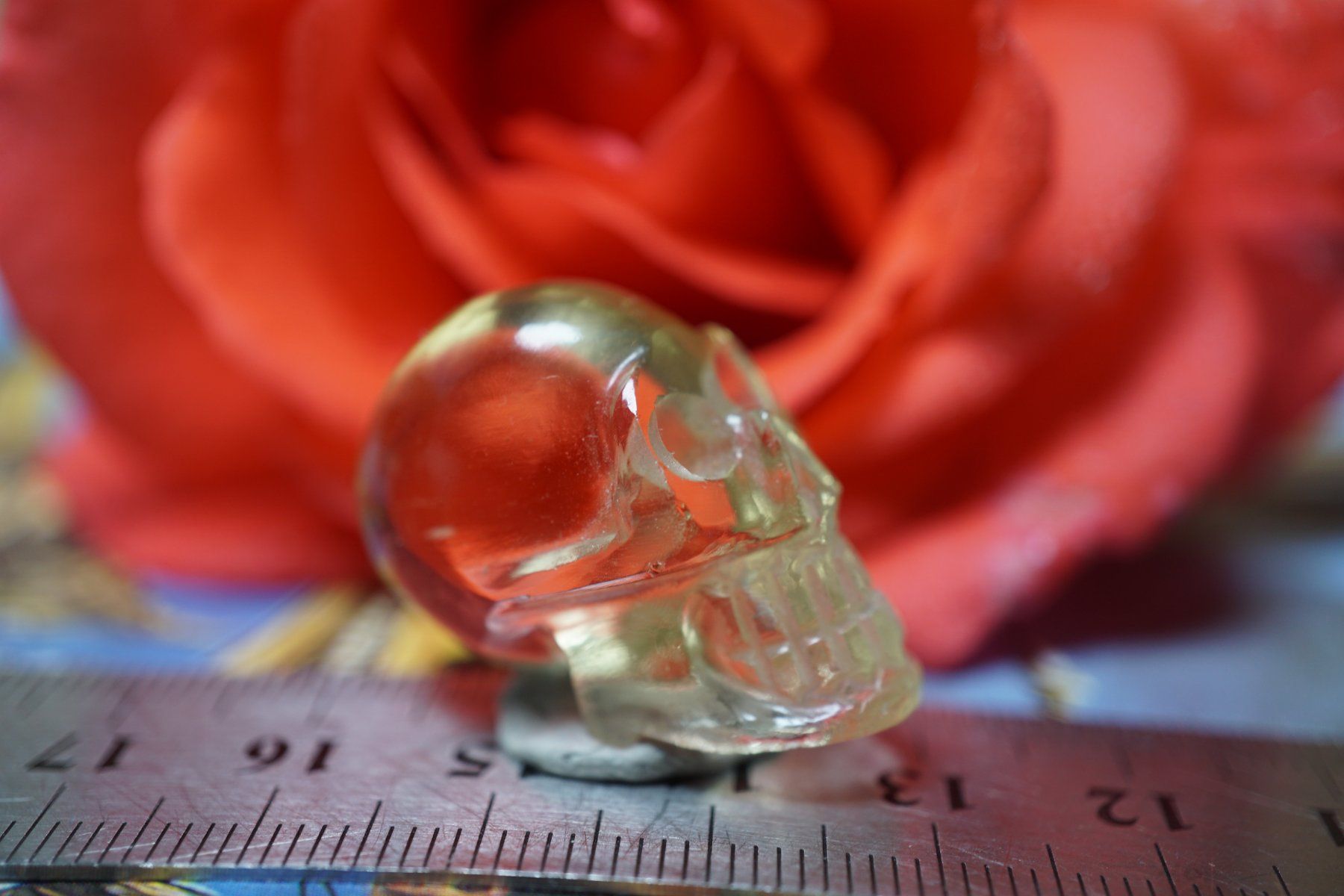 Minerali & Pietre curative: LDG Skull  Libysches  Wüstenglas    30mm – Nuovo e nell'imballaggio originale da Eschenbach SG venduto da topstone 1