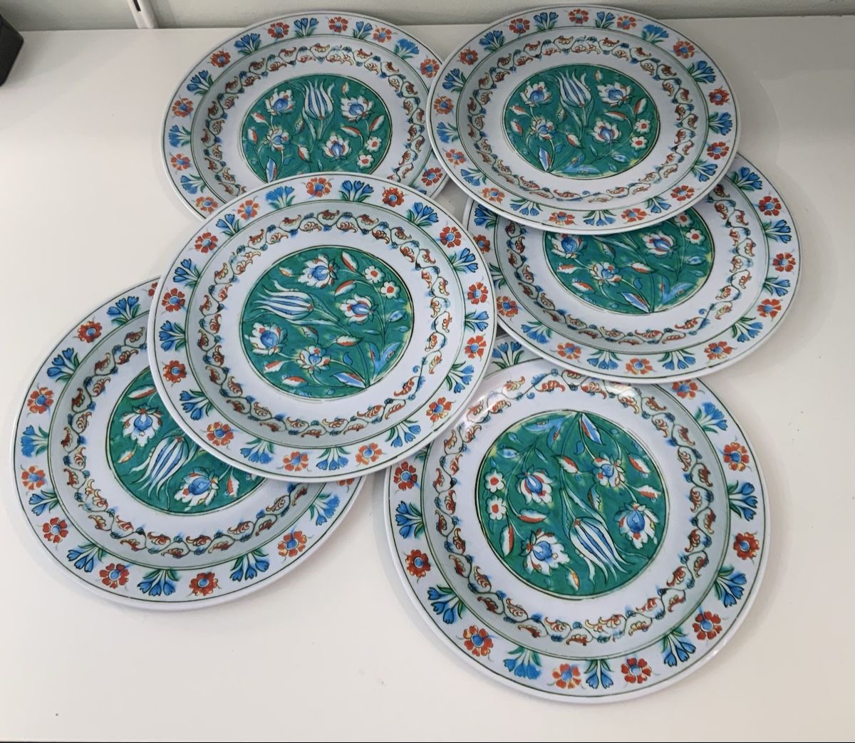 Piatti: Lot de 6 assiettes en métal – Nuovo (secondo la descrizione) da rolle venduto da Tontonjulot 1