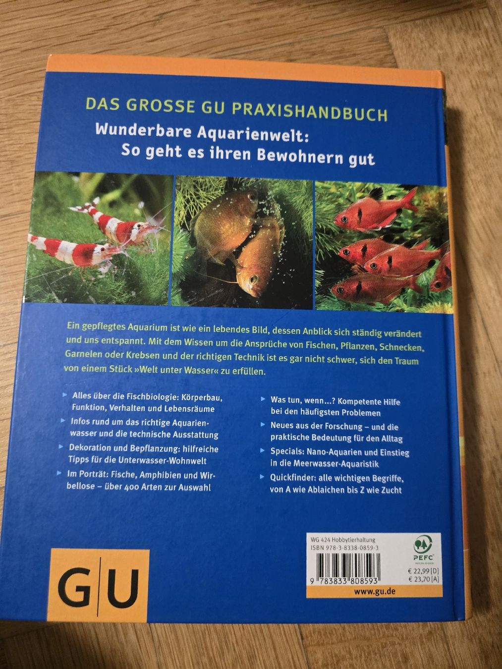 Libri: Das grosse GU Praxishandbuch Aquarium Buch – Usato da Zürich venduto da smbebaye 1