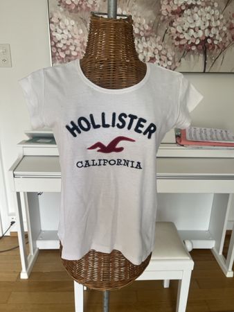 T-Shirt Hollister Weiss, S