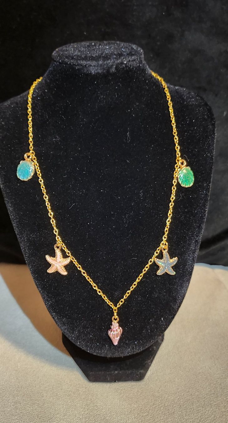 Catenine: Handgemachtes Schmuck Set mit Muschelanhänger – Nuovo e nell'imballaggio originale da Grafstal venduto da sel_yil 4