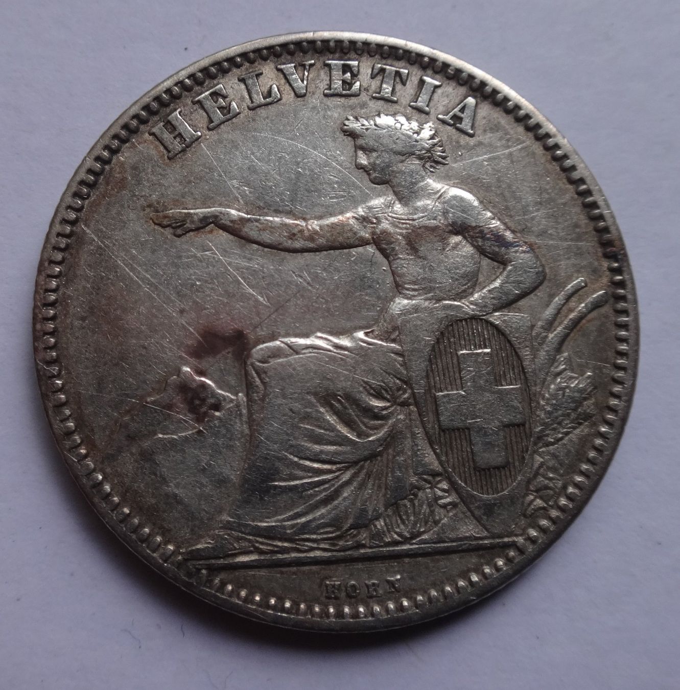 Tutti le monete: 2 CHF 1862 – Usato da Belp venduto da dwi_f7j7 1