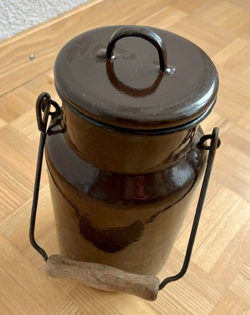 Tutte le decorazioni: Emaille-Milchkanne, Vintage-Stil – Usato da Kriens venduto da heleneb02