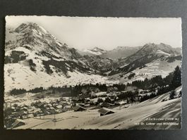 Ansichtskarte Adelboden Winterlandschaft gelaufen