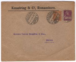 seltene Privatganzsache mit 2 Wertstempeln von ROMANSHORN