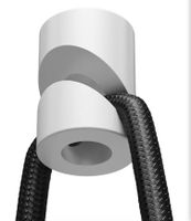 2X Stück Aufputz-Kabelhalter für Textilkabel, Monkey Swing