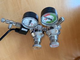 Aquarium Doppelkammer CO2 Druckminderer