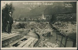 FL Schaan - Bahn - Hochwasser - Katastrophe