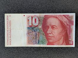 10 Franken Note 6. Serie Mathematiker Leonhard Euler