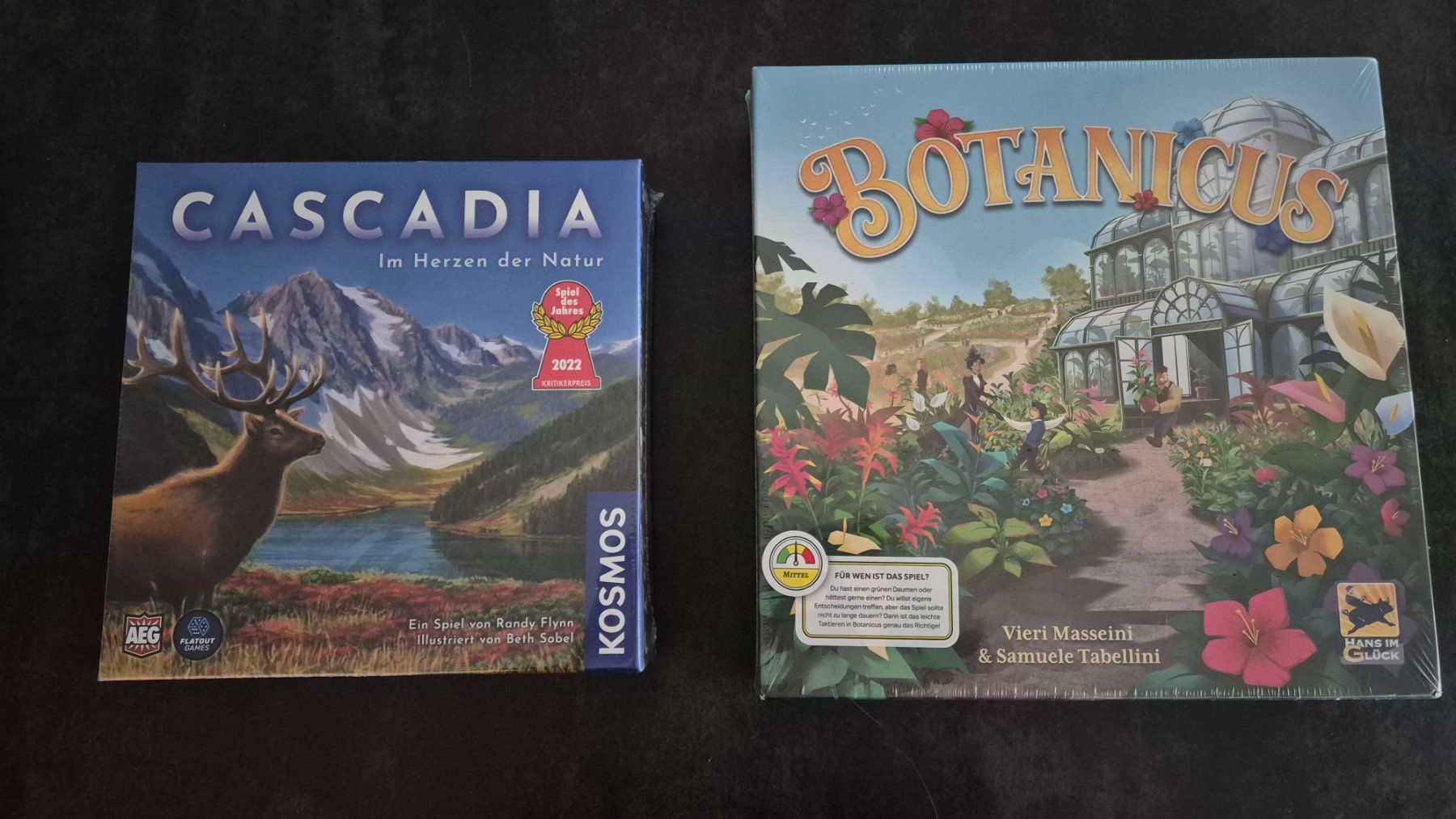 Giochi: Cascadia + Botanicus, Originalverpackt – Nuovo e nell'imballaggio originale da Freienstein venduto da Murloc