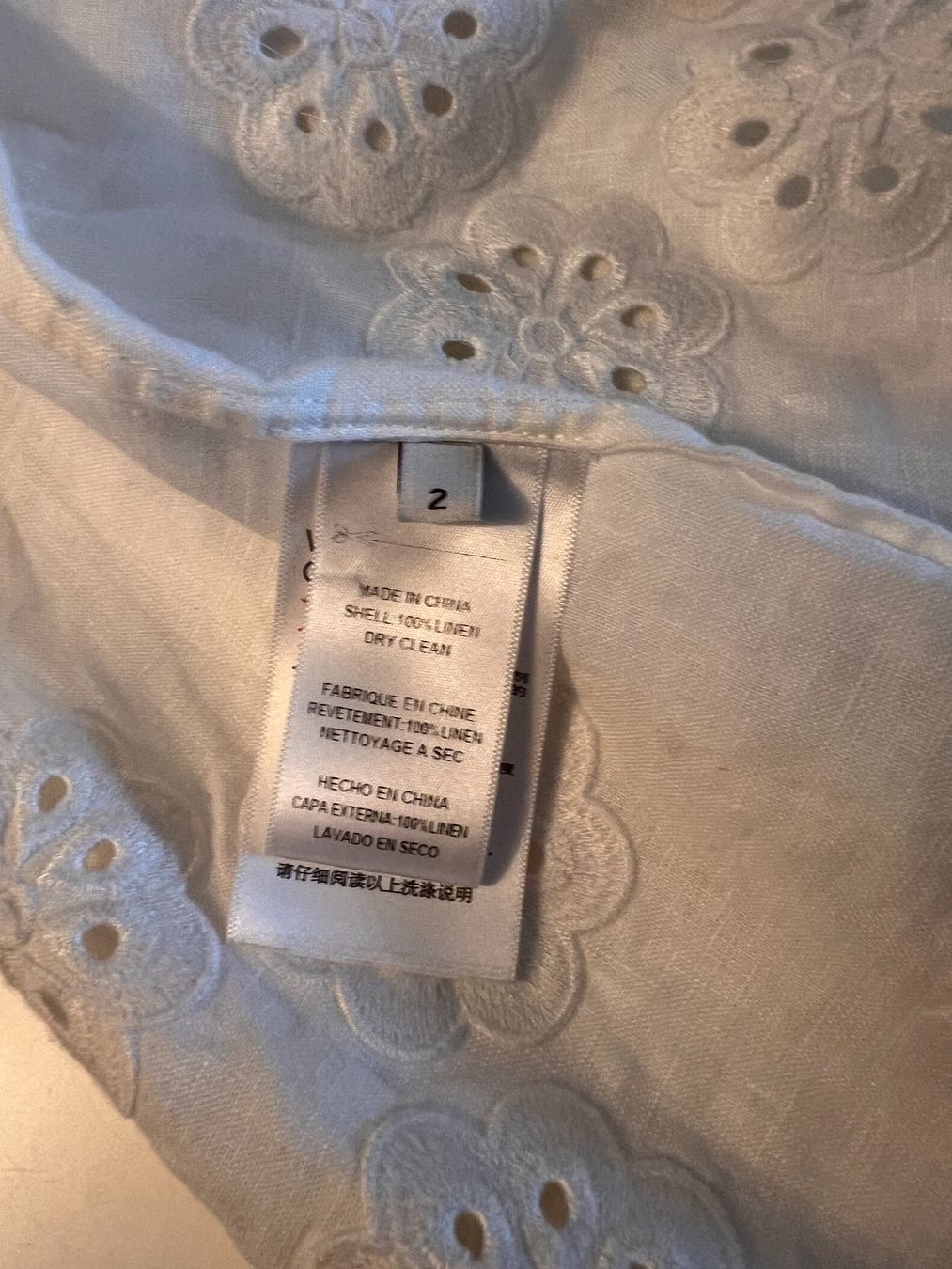 Kleider: 100% Leinenkleid weiss, Grösse 38 – Neu (gemäss Beschreibung) aus Erlenbach ZH von Sinichi 7