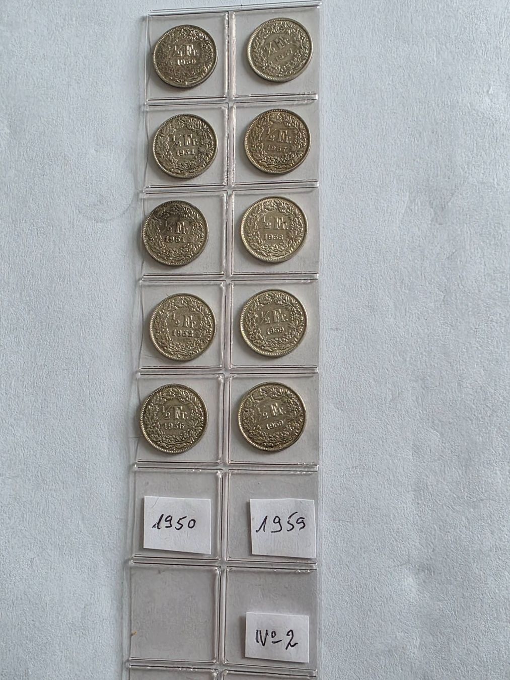 Tutti le monete: 50 centimes 1931 - 1959 – Usato da Concise venduto da coolinvest