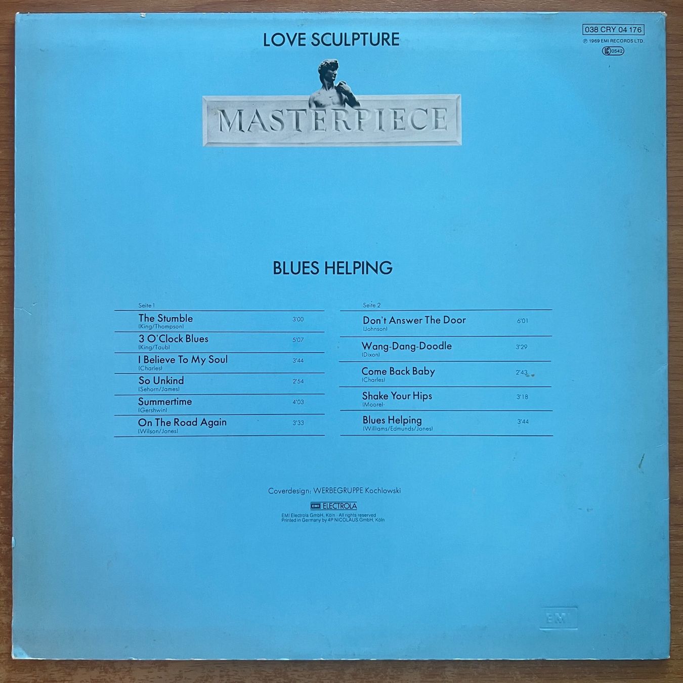 Vinyles: Love Sculpture - Blues Helping / D-Press. RE – D'occasion à Gais par soundcave57 1