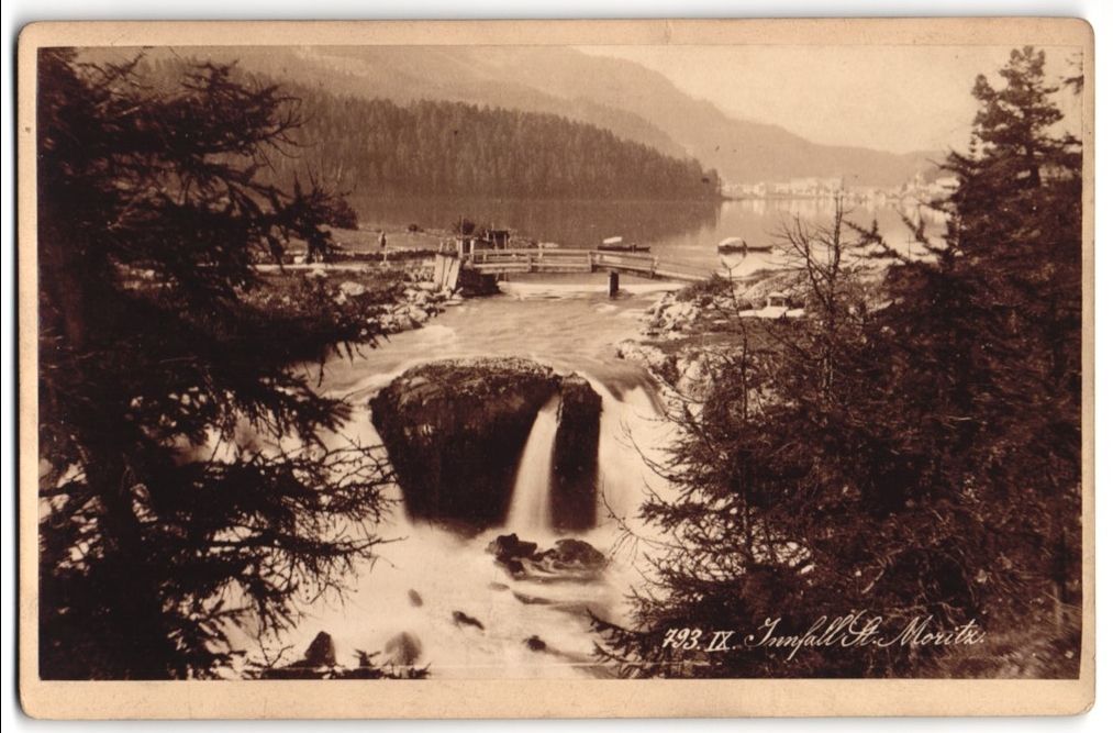 Fotografie &  Plakate: Fotografie St. Moritz, Innfall mit Brüc – Gebraucht aus Berlin von bartko-reher