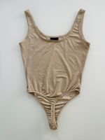 Donna Karan New York body lurex champagne dorato M