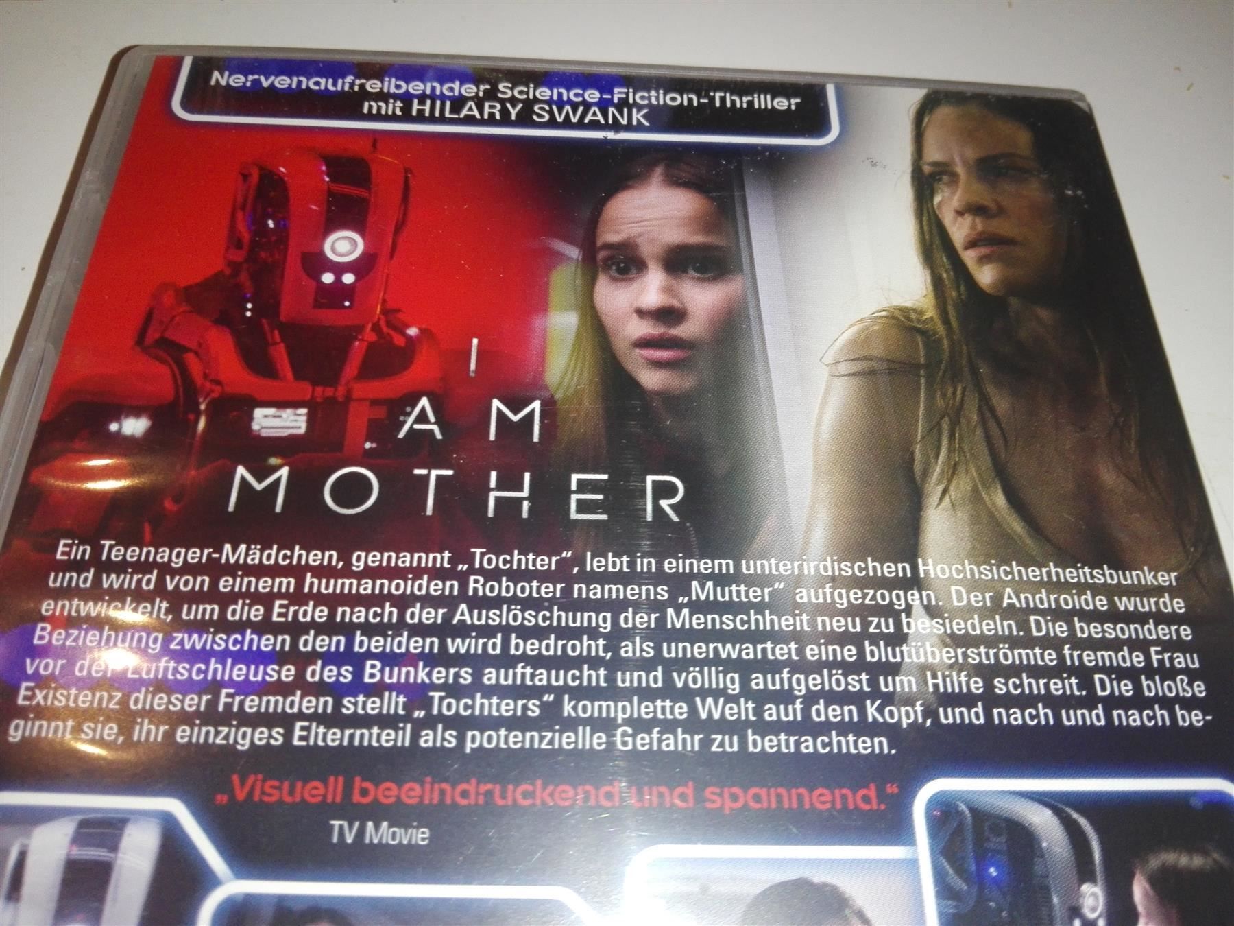 Tutti i DVDs: I am Mother                                          ©'2019 – Usato da St. Gallen venduto da elk2021 3