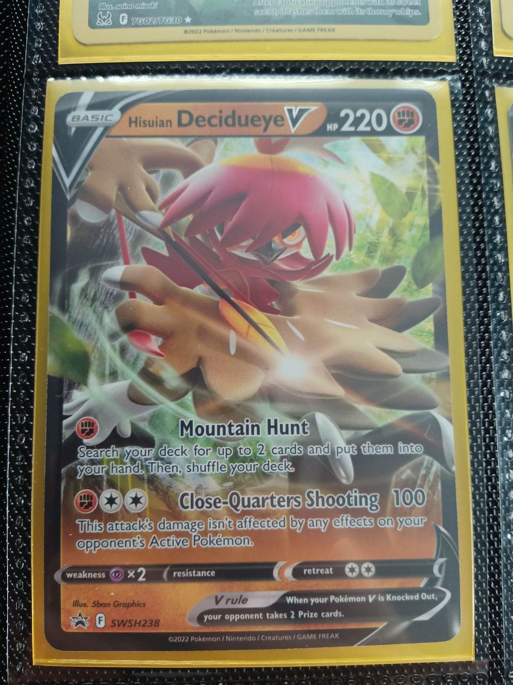 Pokémon Carte collezionabili: Hisuian Decidueye V – Usato da Altstätten SG venduto da GGsGameshop