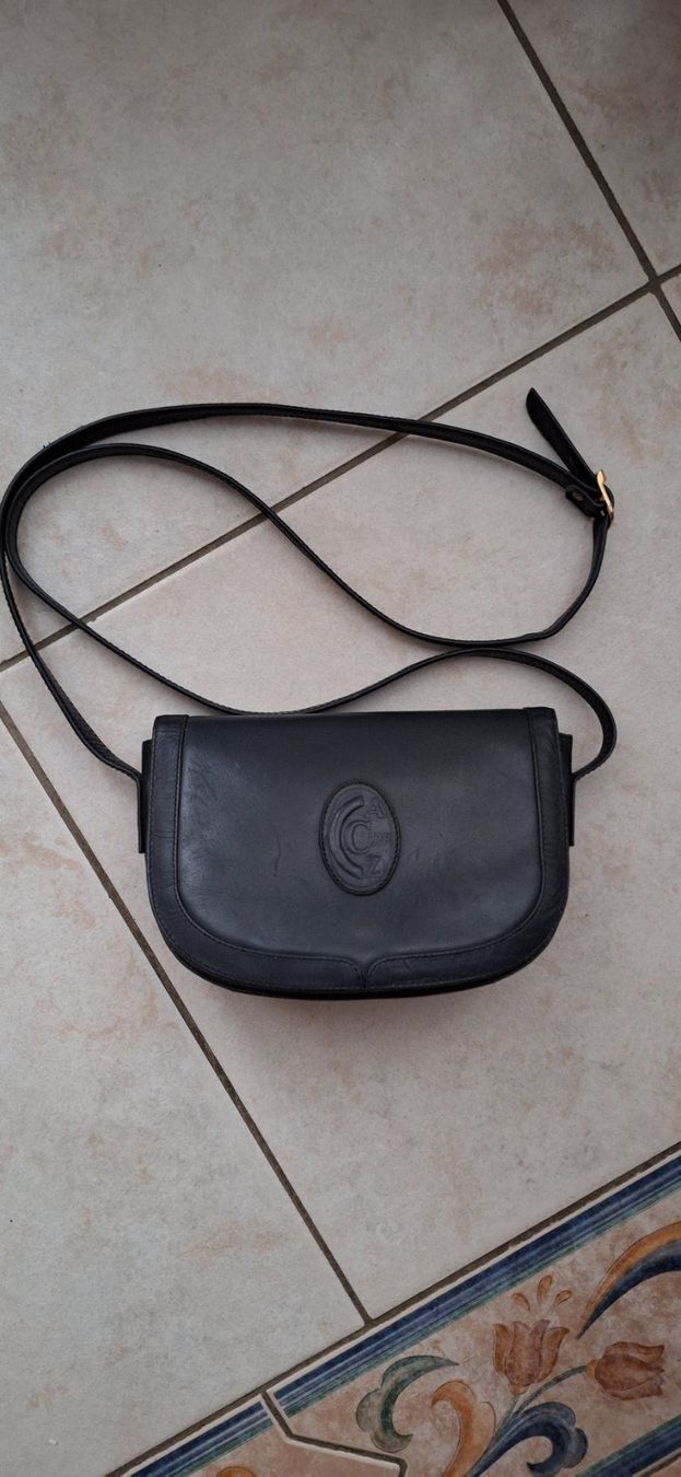 Borse da donna: Petit sac en cuir bleu marine Vintage – Usato da St-Triphon venduto da Jldr0 3