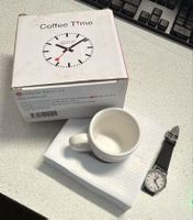 MONDAINE WATCH LTD  MIT  ESPRESSOTASSE UND UNTERTASSE