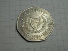 Zypern 50 Cent, 1994