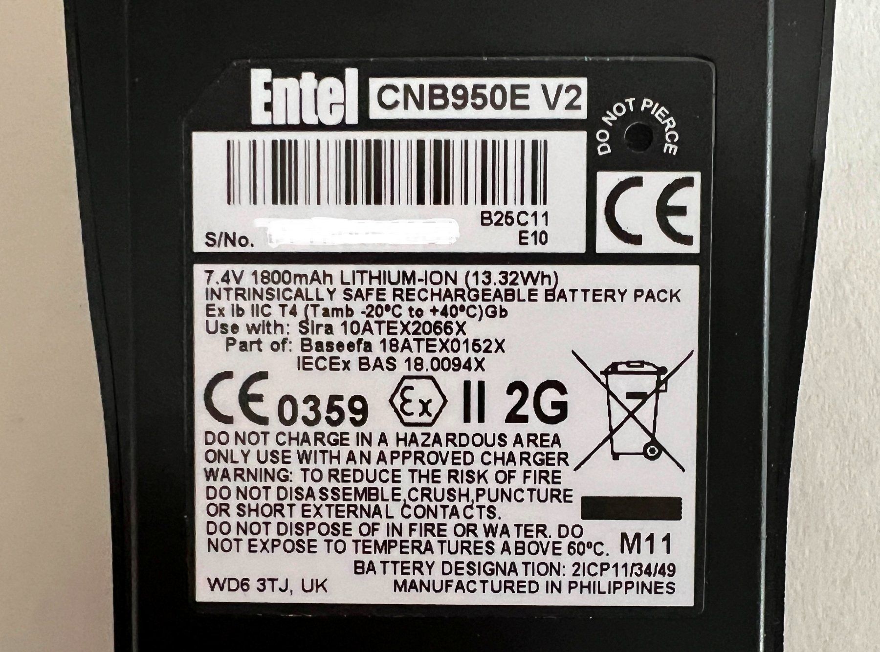 Batterie: ENTEL Akku CNB950E 1800 mAh – Nuovo (secondo la descrizione) da Lodrino venduto da Stema 4