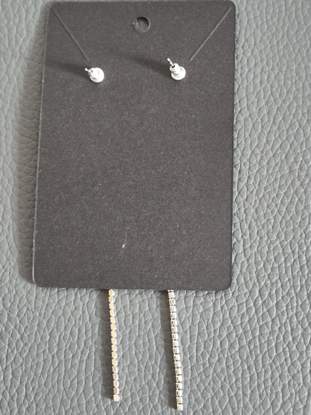 Boucles d'oreille: Ohrringe mit Strass lang Silberfarben – D'occasion à Bern par Rou_rsz5 3