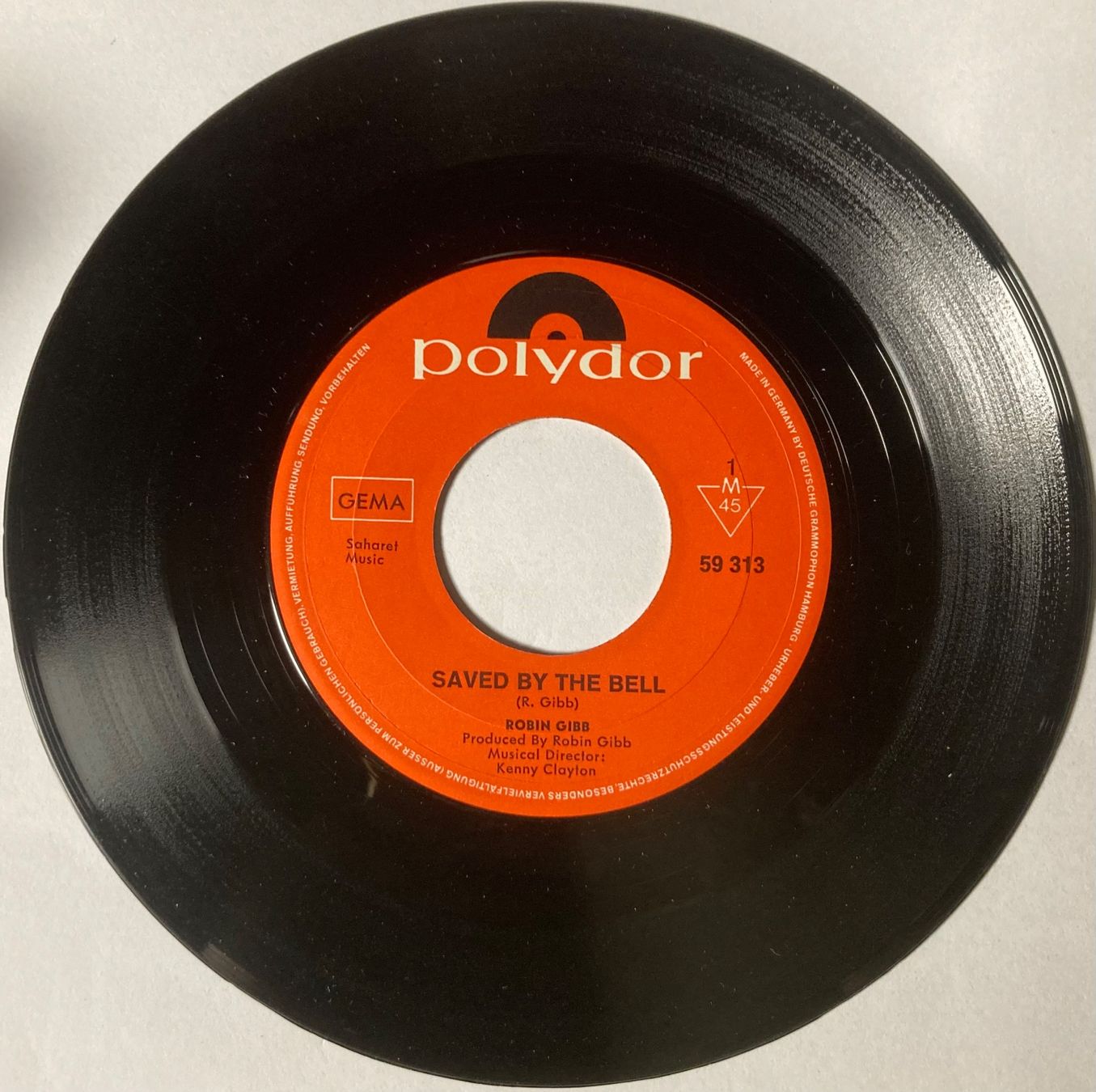 Schallplatten: ROBIN GIBB - SAVED BY THE BELL – Gebraucht aus Poliez-Pittet von Newtown-Records 2
