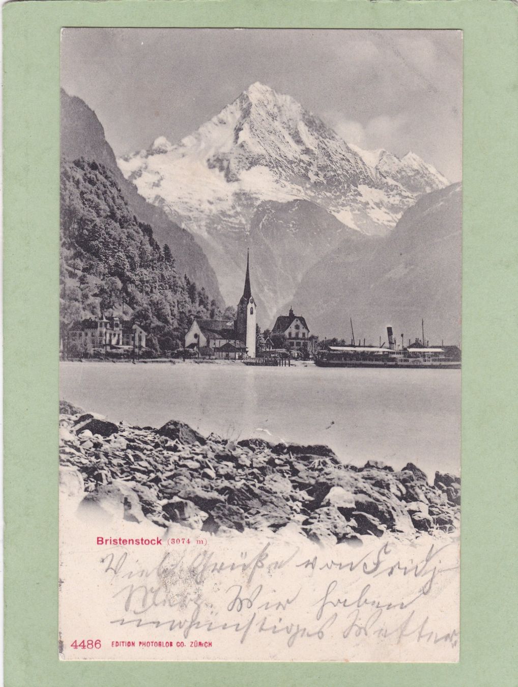 Cartoline postali: Bristenstock 1905 – Usato da Herisau venduto da Lisegrat2008
