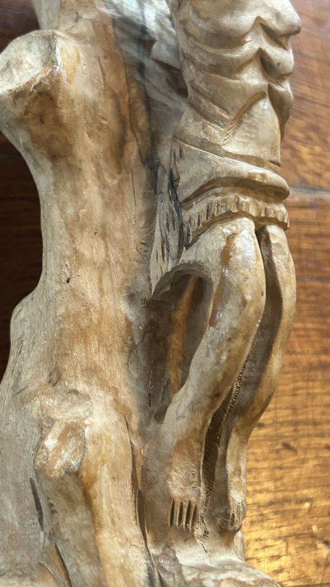 Sculture & Statue: Jesus der Gefesselte, Statuette aus Olivenholz – Usato da Riedholz venduto da Frettchen63 2